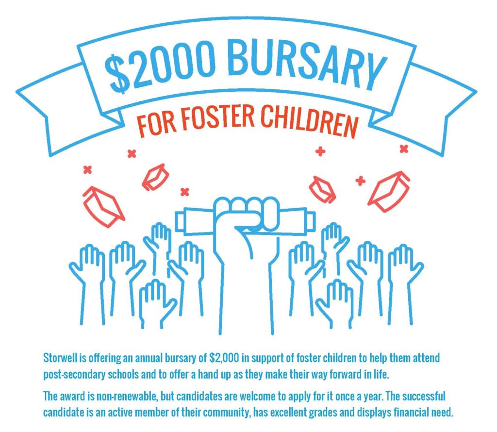 Storwell $2000 bursary image.